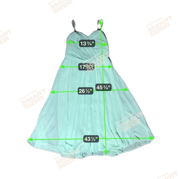 ASOS Midi Elegant Mint Green Sleeveless Dress Size 8 - Picture 6 of 10